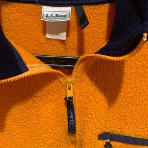 Vintage LL bean fleece half zip